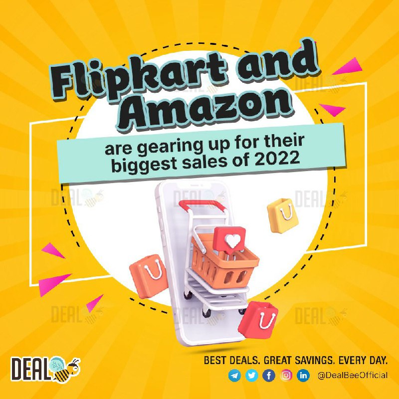 Flipkart And Amazon Ringing In The Festive Mood With Their Biggest Sales Of 2022!