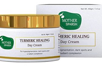 Mother Sparsh Non-Sticky And Lightweight Healing Day Cream For Dark Spots, Hyperpigmentation And Radiant Complexion Made With Gotu Kola, Turmeric And Green Coffee Extract Perfect For Daily Use (40Gm)