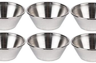 Dynore Stainless Steel Set Of 6 Sauce Cup – 60 Ml Each 6 X 6 X 3.5 Cm
