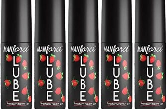 Manforce Lube, Lubrication Gel For Men & Women, Water-Based Gel, Skin-Friendly, Safe To Use With Condoms, Strawberry Flavoured, 60Ml X Pack Of 5