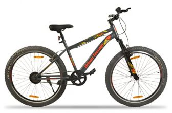 Urban Terrain Zion 27.5” Red Mountain Bike With Free Cycling Event & Ride Tracking App By Cultsport (18 Inch Frame, Ideal For Unisex)