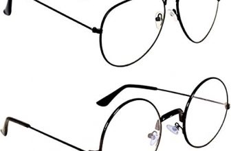 Creek Unisex Adult’S Round/Aviator Sunglasses Clear Frame (Medium) – Pack Of 2