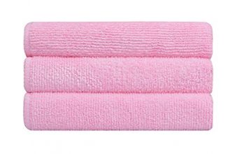 Bathla Spic & Span Multi Purpose Micro Fiber Cleaning Cloth – 340 Gsm: 40Cmx40Cm (Pack Of 3 – Pink)