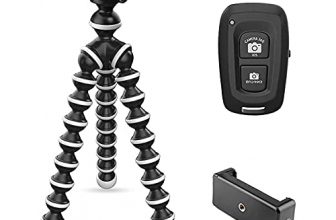 Tygot Gorilla Tripod/Mini (13 Inch) Tripod For Mobile Phone With Phone Mount & Remote | Flexible Gorilla Stand For Dslr & Action Cameras