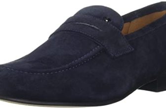 Arrow Men’S Rushmore Navy Leather Slip On-8 Uk (2Fa21460N01)
