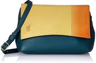 Baggit Women Satchel Handbag (Atlantic Blue)