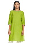 Zemyra Women’S Regular Kurta (Aw20Kur4_Lime_S