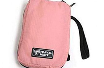 Prokick Portable Travel Storage Bags For Makeup, Toiletry, Accessories Organizer, Hanging Bathroom Storage Bags For Cosmetic – Peach