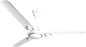 Crompton Surebreeze Hillbriz Deco (1 Star) 1 Star 1200 Mm 3 Blade Ceiling Fan(White Bronze, Pack Of 1)