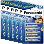 Panasonic Evolta Aa Alkaline 1.5V Battery, 20 Times Longer Lasting Than Standard Zinc Carbon Batteries,Anti-Leak Seal,Protects Power For Up To 10 Years-Pack Of 24