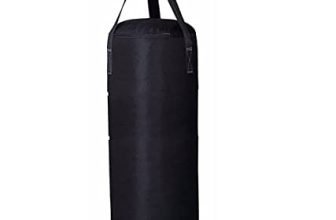 Venom Black Color, Unfilled (Empty), 1.5 Feet Long, Srf (Economical) Material Punching Bag/Kickboxing Bag/Takewondo Bag/Fitness Bag/Professional Training Bag With Hanging Straps