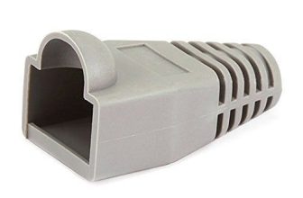 Technotech Rj45 Boots Plug For Use In Network Patch Cables (50 Pieces, Grey) (Tt-Rj-45-Boot-50-Grey)