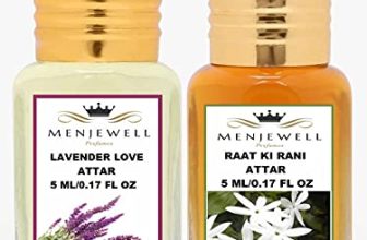 Menjewell Lavender And Raat Ki Rani Attar Combo For Men & Women (Pack Of 2) 5Ml