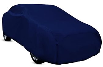Amazon Brand – Solimo Small Sedan Car Cover, Blue ( New Dzire, Xcent, Indigo, Tata Tigor, Logan, Cedia, Etc. )
