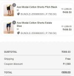 XYXX LOOT – Pack Of 2 Shorts at ₹999Just add Any 2 Shorts to Cart & Go to the Payment Page. The price will be showing ₹999 [No need to apply any CODE]Its Limited Period offer & XYXX is Premium Brand 👌👌