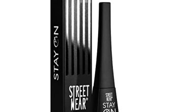 Street Wear® Stay On Liquid Liner- Bold Black (5Ml) – 24 Hr Long Wear, Shiny Finish, Smudgeproof, Rich Pigment