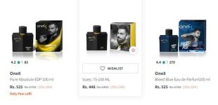 Flat 70% Off On One8 EDP Perfume