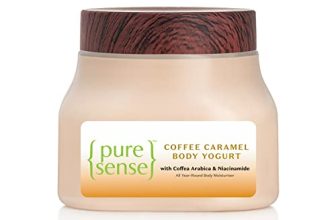 Puresense Body Yogurt Coffee Caramel With Coffee Arabica & Niacinamide | For Deeply Nourished & Moisturised Skin | All Skin Types | 160Ml