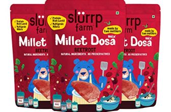 Slurrp Farm Millet Dosa Instant Mix | Supergrains And Beetroot | Natural And Healthy Food, 150G (Pack Of 3)