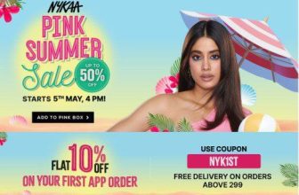 Nykaa Biggest Pink Summer sale is Live Get Upto 50% Off on beauty productsT&C : Only Applicable Through Mobile App