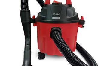 Agaro 33398 Rapid 1000-Watt, 10-Litre Wet & Dry Vacuum Cleaner, With Blower Function (Red & Black)
