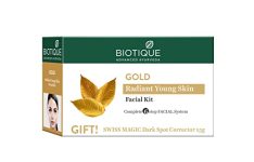Biotique Gold Radiant Youth Skin Facial Kit Complete 6 Step Facial Kit, 65G