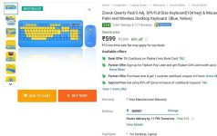 Zoook Wireless Keyboard & Mouse Comboat ₹ 599
