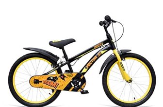 Vector 91 Boom 20T Black Single Speed Kids Cycle, Frame: 12 Inches, Ideal For Unisex Youth