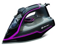 Bajaj Mx-35N 2000W Steam Iron With Steam Burst, Anti-Drip And Anti-Scale Technology, Vertical And Horizontal Ironing, Non-Stick Coated Soleplate, Black And Pink