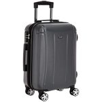 Amazon Brand – Solimo 56.5 Cm Hardsided Luggage With Tsa Lock, Grey