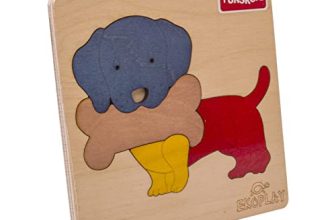 Ekoplay-Dog With A Bone-Wooden Puzzle