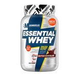 Bigmuscles Nutrition Essential Whey Protein 1Kg [Dutch Chocolate] | 24G Protein/Serving With Digestive Enzymes,Vitamin & Minerals, No Added Sugar|Improved Strength , Faster Recovery & Muscle Building