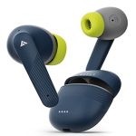 Boult Audio Z25 True Wireless In Ear Earbuds With 32H Playtime, 45Ms Low Latency, Type-C Fast Charging (10=150Mins), Made In India, Zen Enc Mic, 13Mm Bass Drivers, Bluetooth 5.3 Ear Buds (Blue Moss)