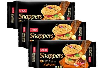 Unibic Snappers Potato Crackers – Indi Spice (Pack Of 3) – 900Gm