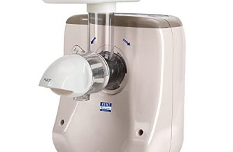Kent 16022 Cold Pressed Juicer Plus | Low Speed Squeezing Technique | Horizontal Juicer | Retains More Fibre And Nutrients