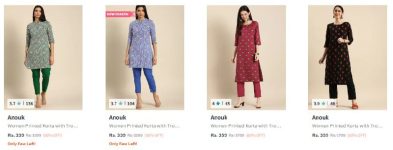 Women’s Kurta Upto 80% Off