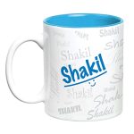 Hot Muggs Me Graffiti Mug – Shakil Personalised Name Ceramic, 315 Ml, 1 Unit