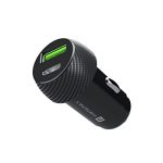 Portronics Car Power 7 20W Fast Usb Charging With Dual Output (Pd + Qc) Rapid Charge Compatible With Cellular Phones, Most Cars(Black)