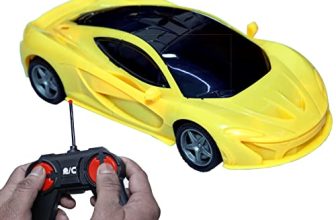 Babygo 4 Function Remote Control Famous Car With 3D Lights Full Functions Turns Left, Right, Wireless Remote, High Speed, Forward And Reverse For Kids Boys (Multicolor)