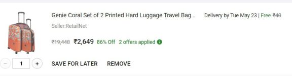 Grab at ₹2,649 Pack Of 2