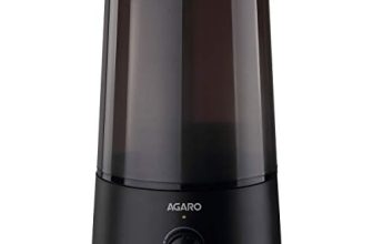 Agaro Verge Cool Mist Humidifier, 2.5L, Adjustable Mist Output, Super Quiet 360° Nozzle- Lasts Up To 24 Hours