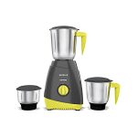 Havells Capture 500 Watt Mixer Grinder With 3 Bigger Size Stainless Steel Jar (Grey & Green) With 5 Year Motor Warranty