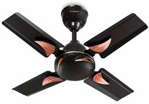 Longway Creta 600Mm High Speed 4 Blade Anti-Dust Ceiling Fan (Smoked Brown, Pack Of 1)