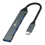 Wecool 4-In 1 Usb Hub (Type C To 4 Usb-A Ports) With Fast Data Transfer, Usb C Hub With Usb 2.0 And 3.0 Ports, Compatible With Laptops, Pc, Macbook And Smartphones Type C Devices