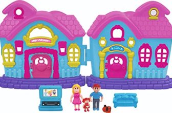 Toyzone Princess Dream House-45823 | Play Set For Girls| Girls Toy|Barbie Doll House|Role Play Set| Doll House With Furniture| Doll House Play Set For Kids
