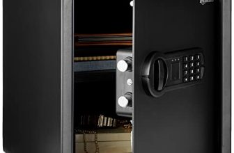 Amazon Basics Digital Safe With Electonic Keypad Locker For Home , 33 L (Black)