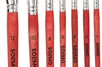 Amazon Brand – Solimo 7 Brush Set On A Card