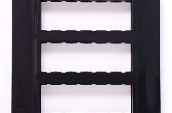 Anchor By Panasonic 66818Bl Roma Urban Modular Polycarbonate 18M Curve (Black, Pack Of 10)