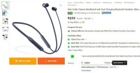 Mivi Collar Classic Neckband at ₹699