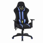 Interceptor Gaming Chair Diablo Series – Mesh Fabric | Ergonomic Design With Premium Fabric, Adjustable Neck & Lumbar Pillow, 3D Adjustable Armrests – Blue